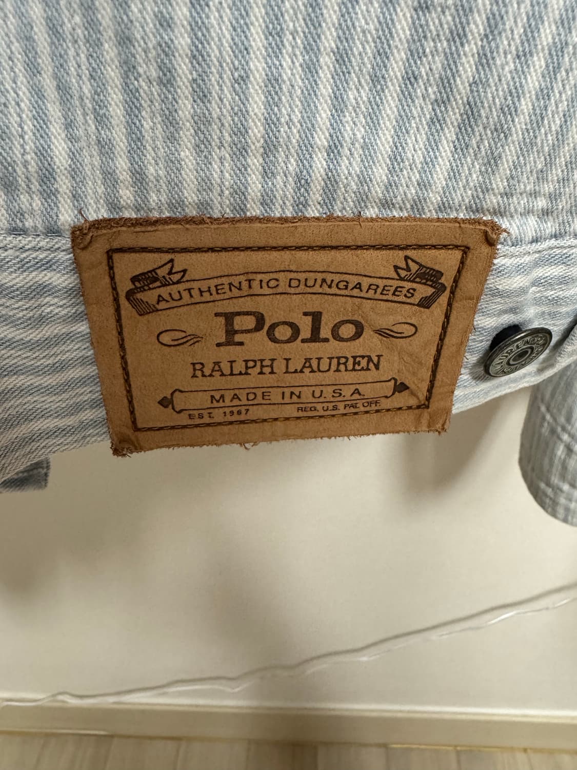 빈티지 폴로 던가리 polo dungaree 자켓 상품이미지4