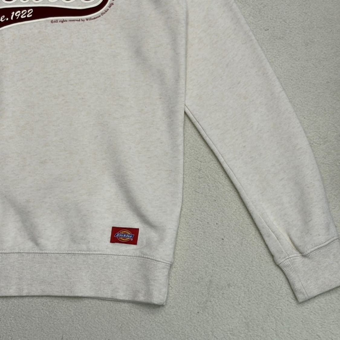 DICKIES 어센틱 1922 기모 맨투맨 S-M 상품이미지2