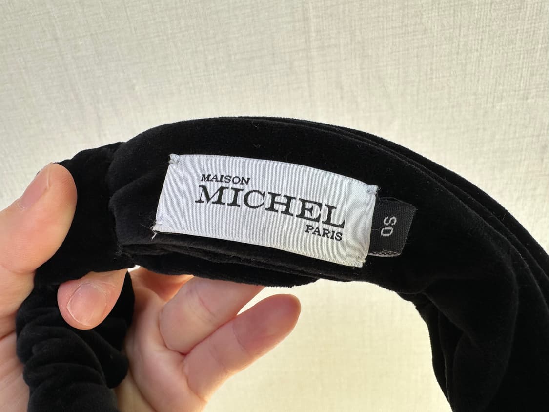 Maison Michel 메종미쉘 벨벳 헤어밴드 머리띠 (새상품) 상품이미지5