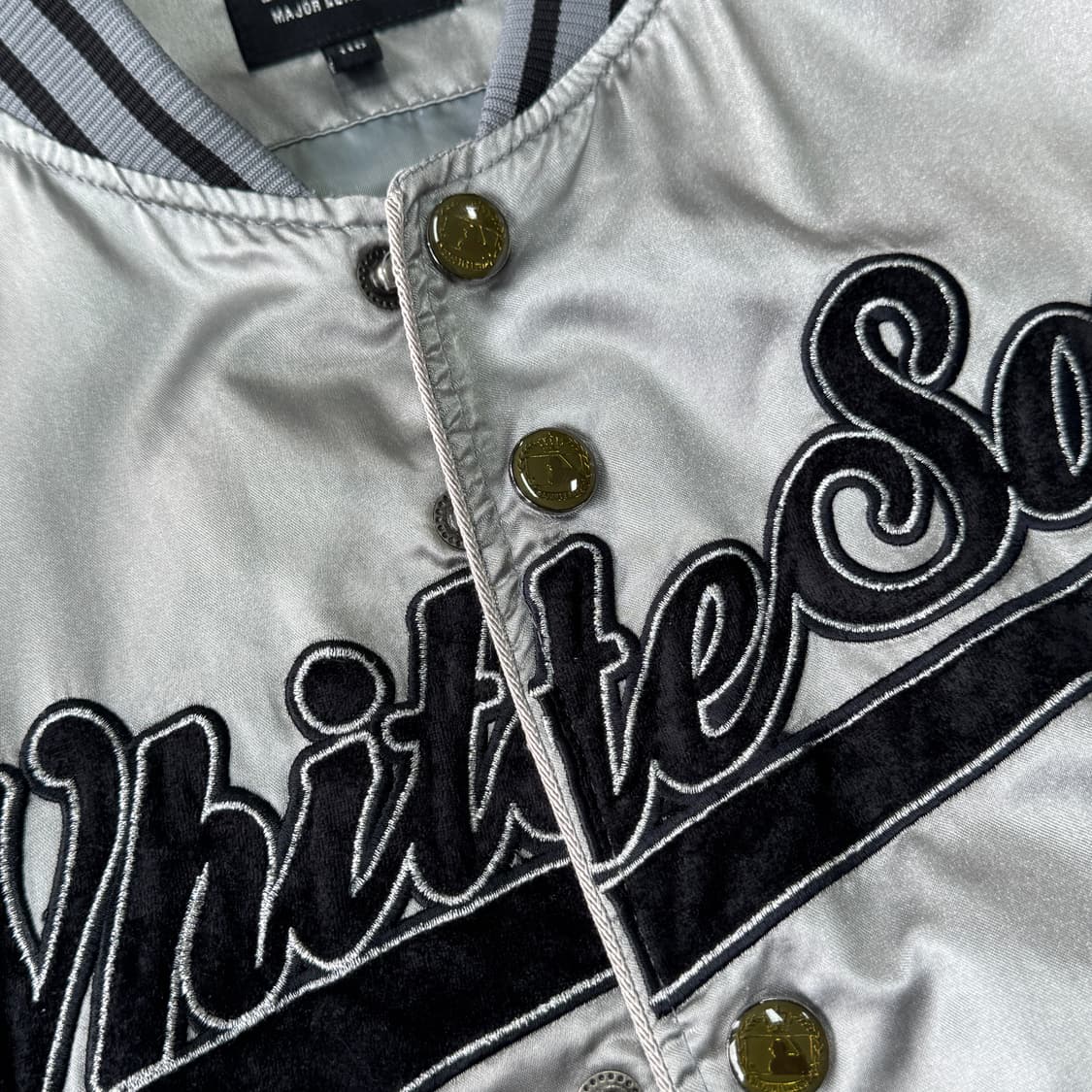 MLB 00s 화이트삭스 실버 자켓 110 상품이미지3