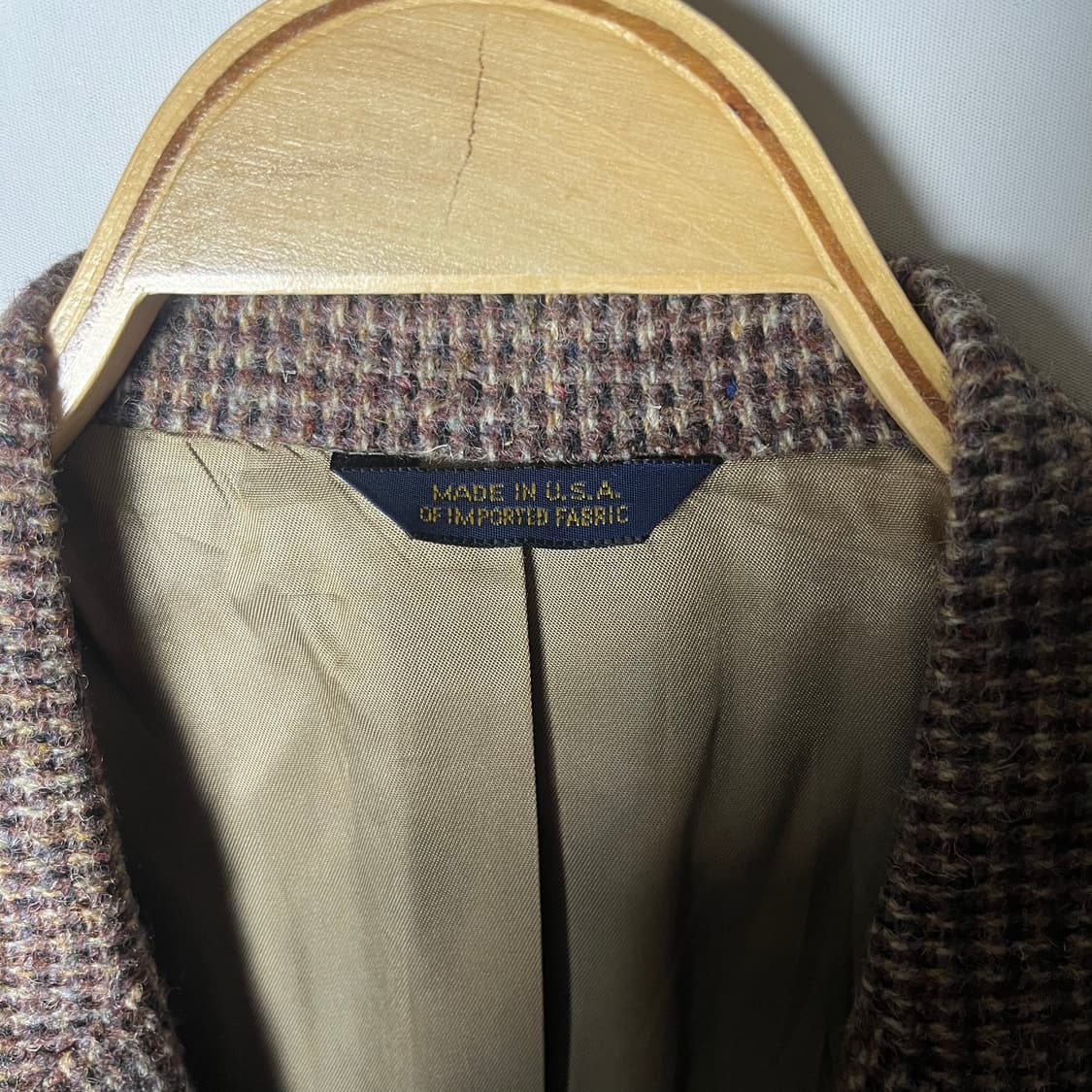 [Harris Tweed] 트위드 헤링본 울 블레이저 상품이미지5