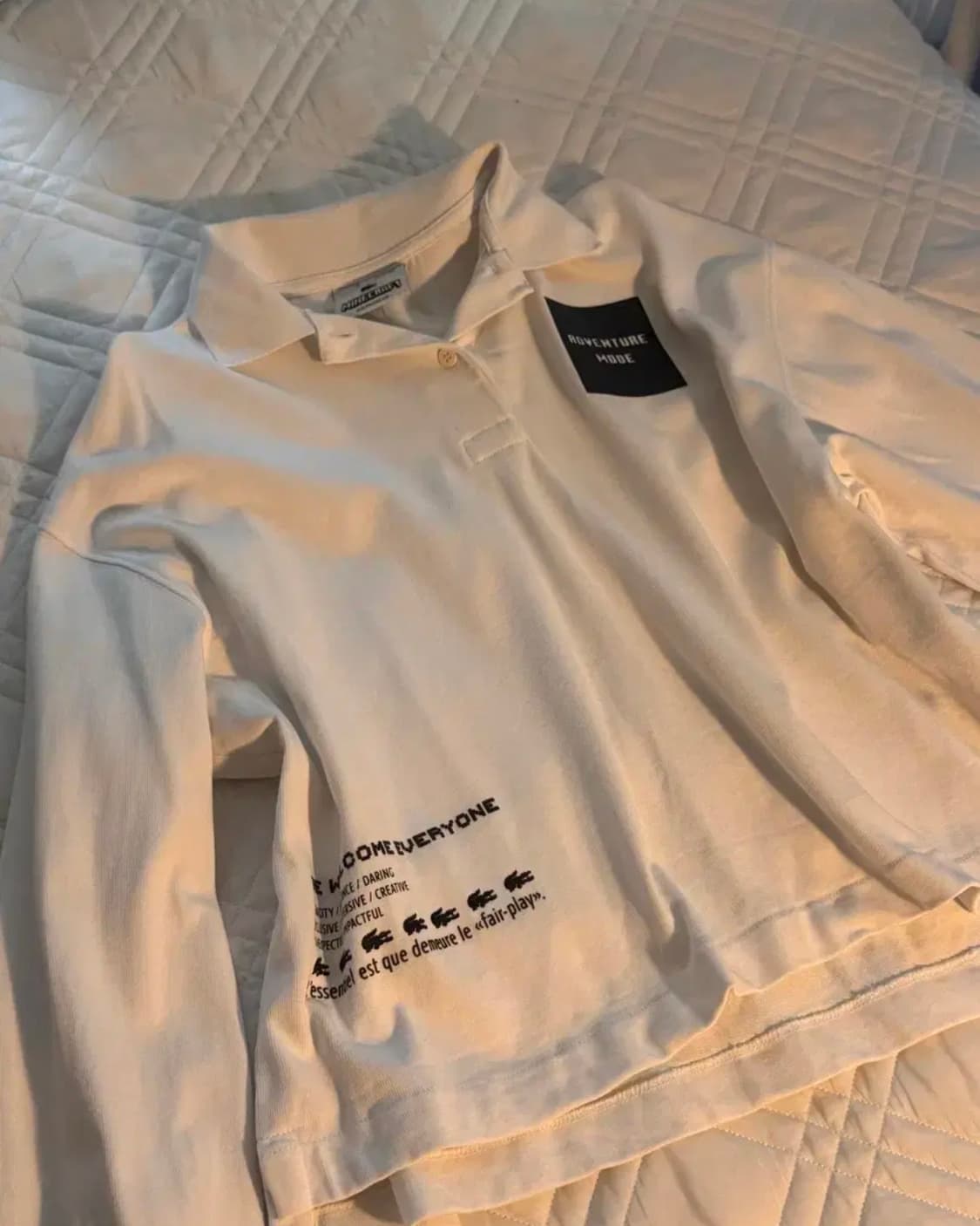 라코스테X마인크래프트 롱슬리브 상품이미지1