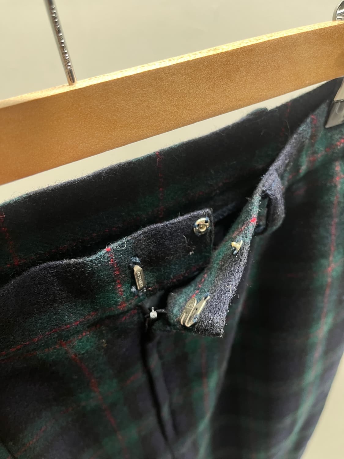 Green Check Midi Skirt 상품이미지5