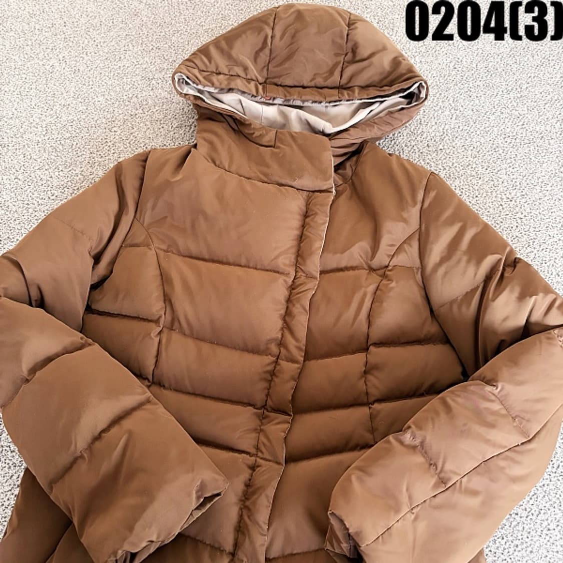 [85-90-160] 엘르 여성 후드 오리털 패딩 점퍼 0204(3) 상품이미지2