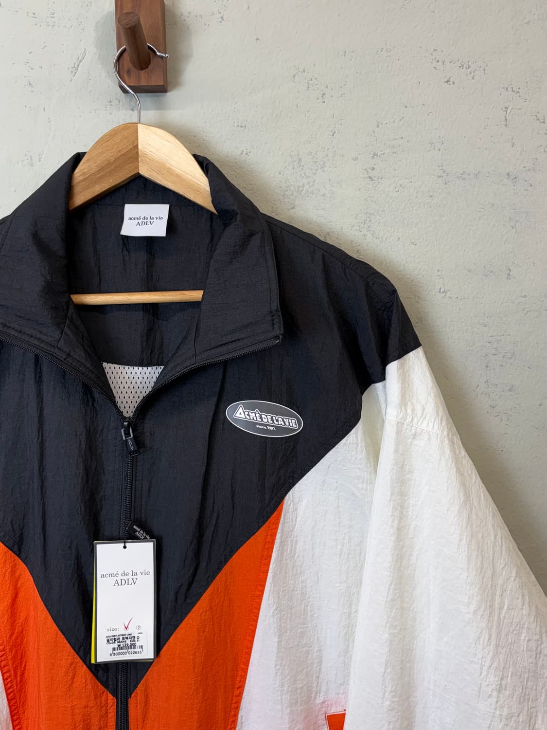 새상품 아크메드라비 ADLV 컬러블록 바람막이 상품이미지3