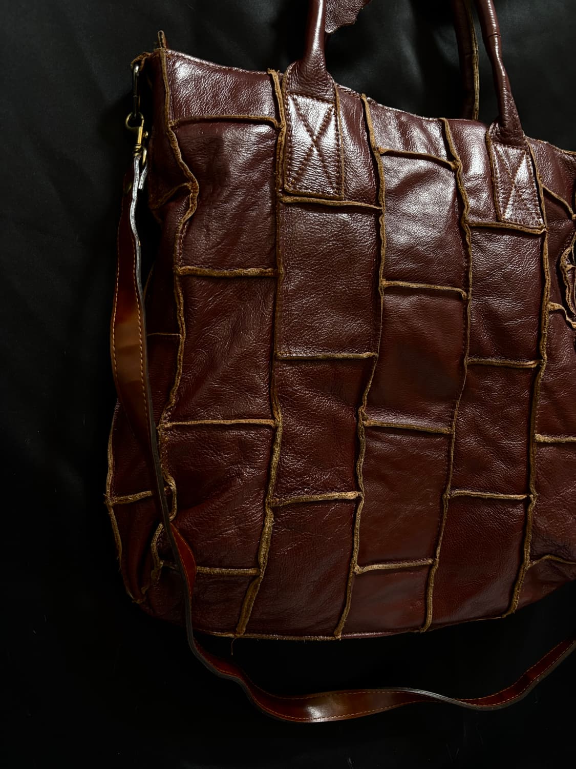“Unknown” Burgundy Grunge Mood Bag 상품이미지9
