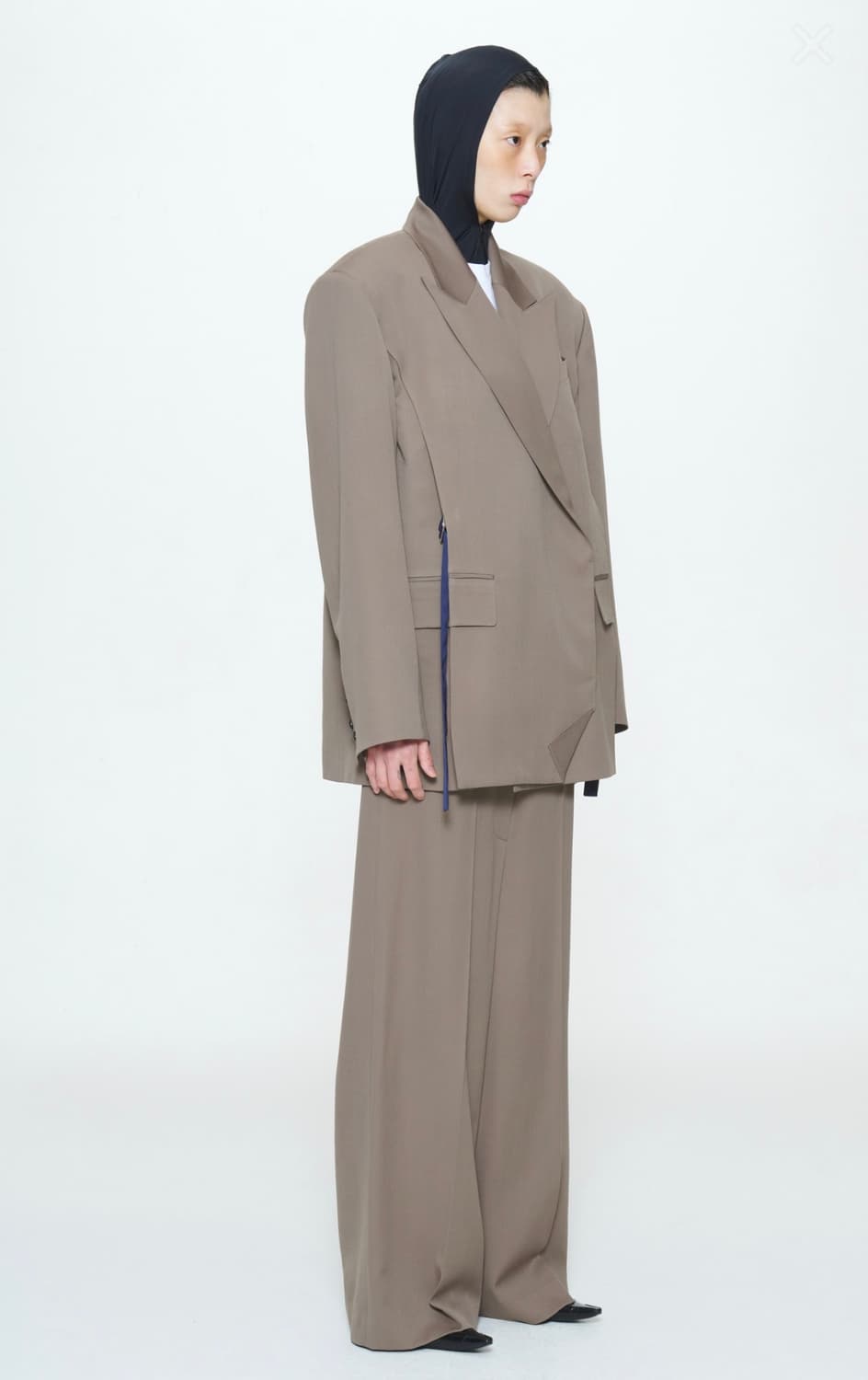 새상품) PUSHBUTTON 푸시버튼 슬릿 디테일 자켓 상품이미지3