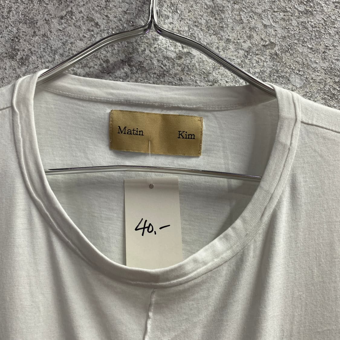 마뗑킴 미들로고 디트로이트 반팔티 B4621 상품이미지3