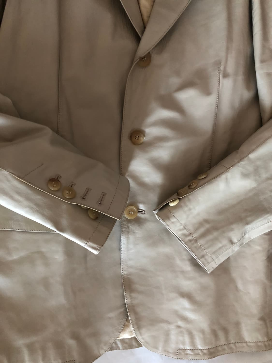 닐바렛 빈티지 가죽 블레이저 자켓 상품이미지4