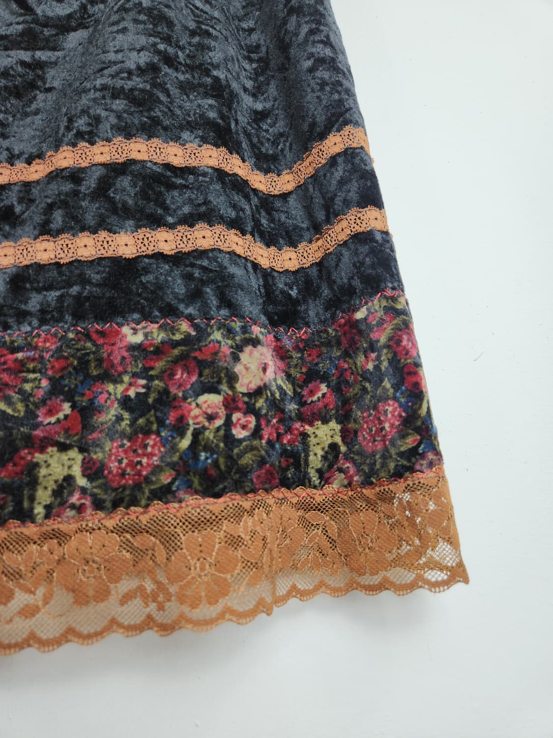 벨벳 레이스 스커트 상품이미지7