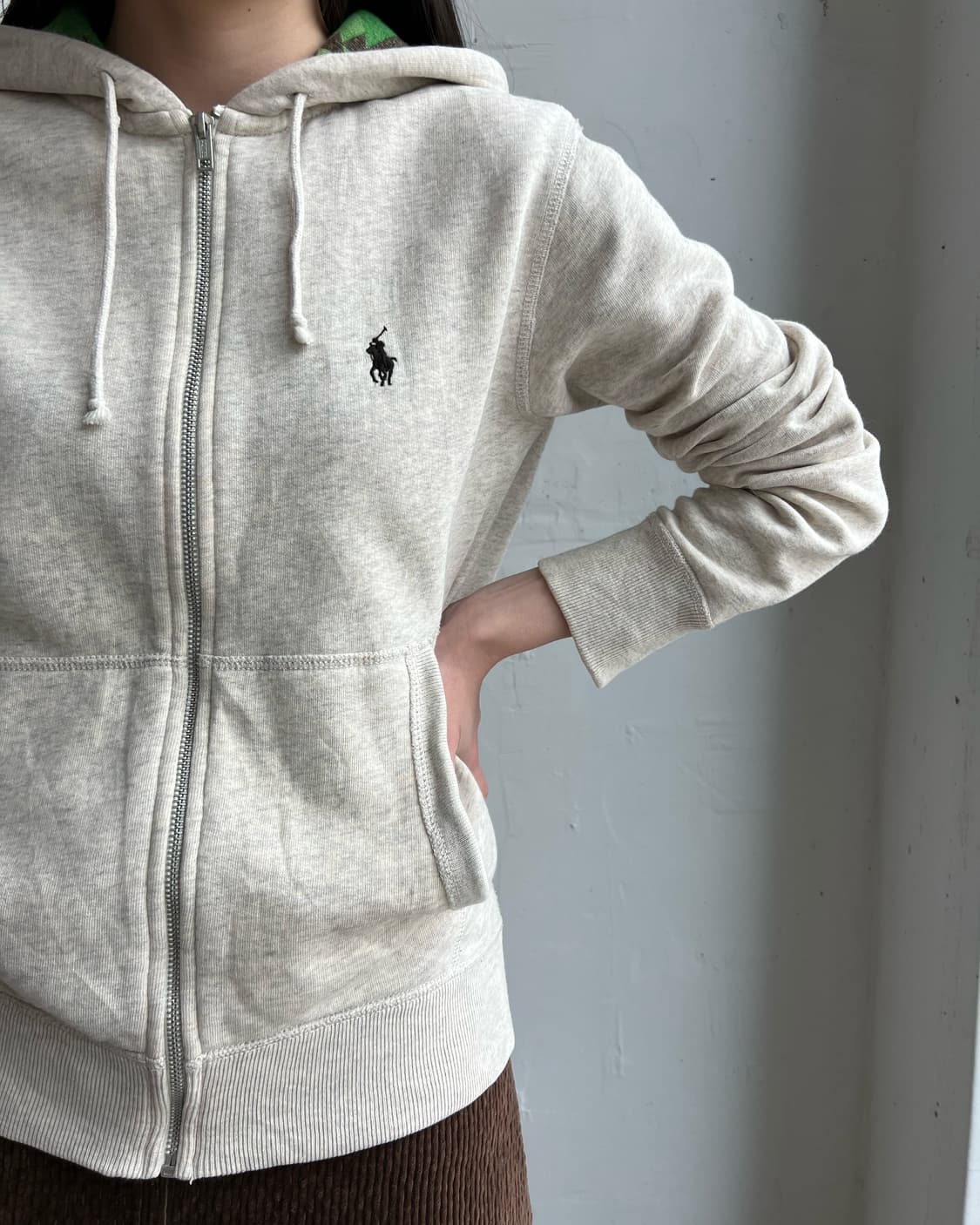 폴로 후드 집업 상품이미지3