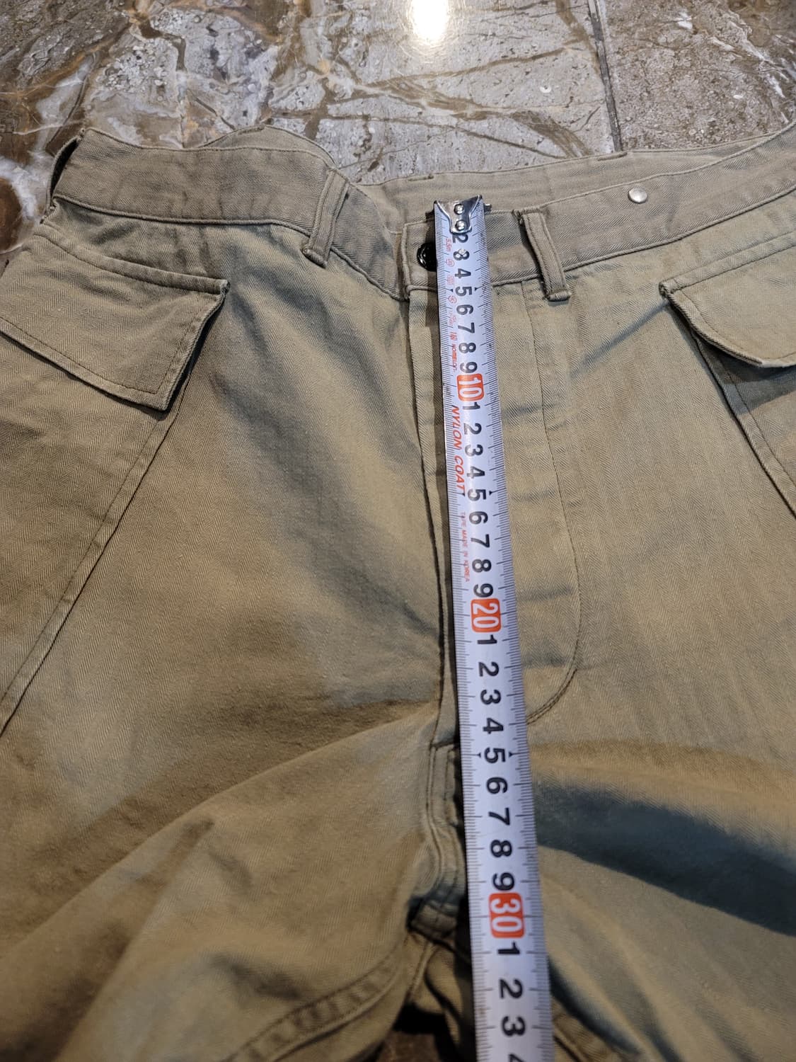 웨어하우스 헤링본 밀리터리 카고 팬츠  상품이미지6