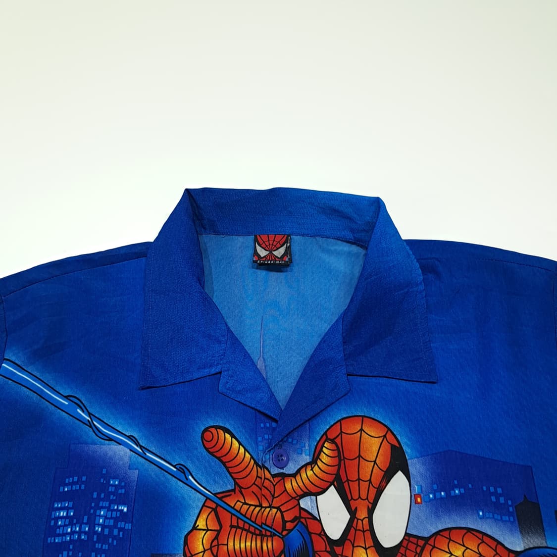 CK078 M 마블 00s 스파이더맨 2002 얼티밋 빅 프린팅 반팔  상품이미지2