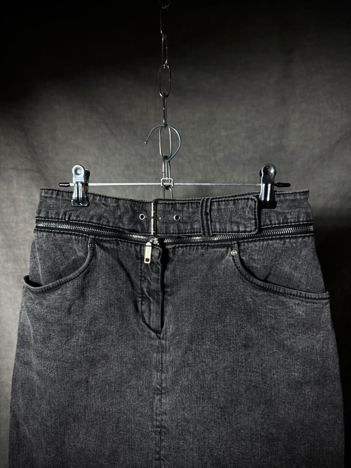 CELINE Zip Detail Denim Skirt  상품이미지2