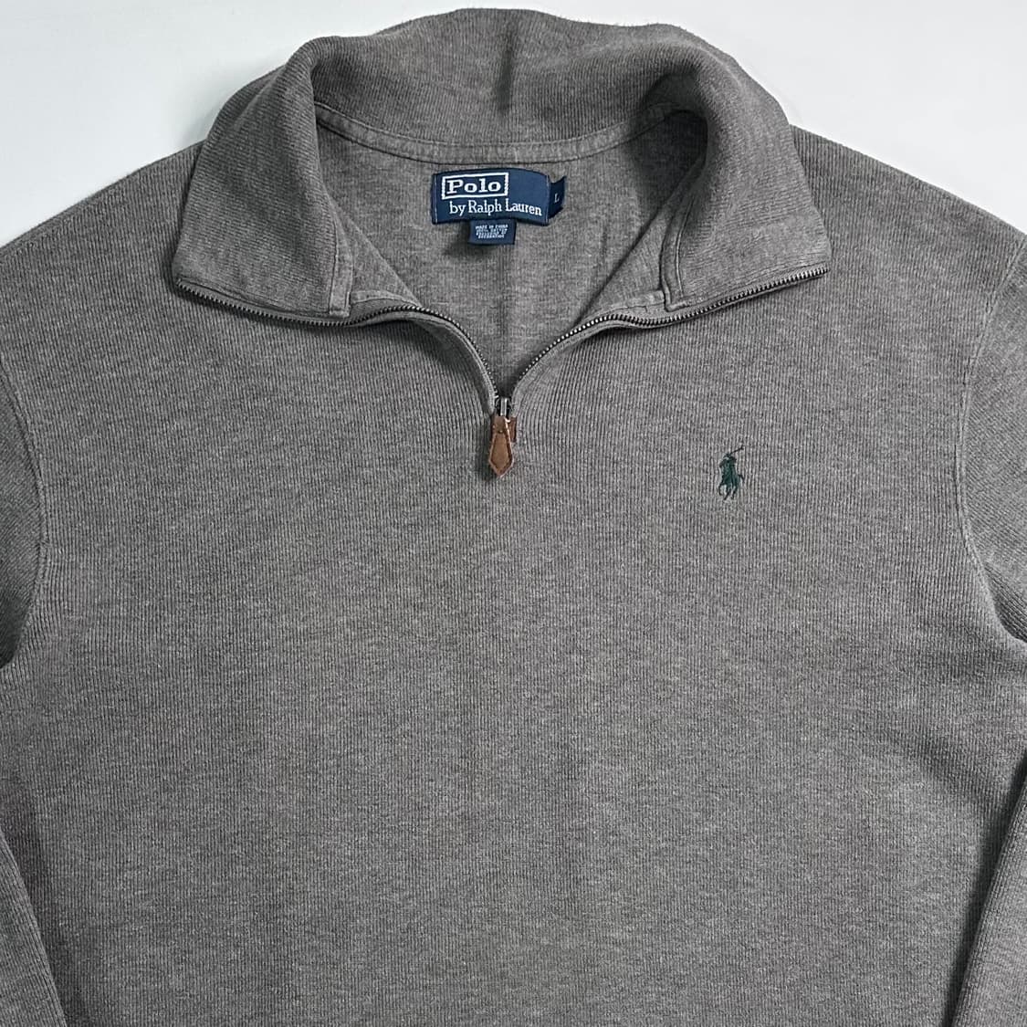 폴로 랄프로렌 그레이 반집업  상품이미지2