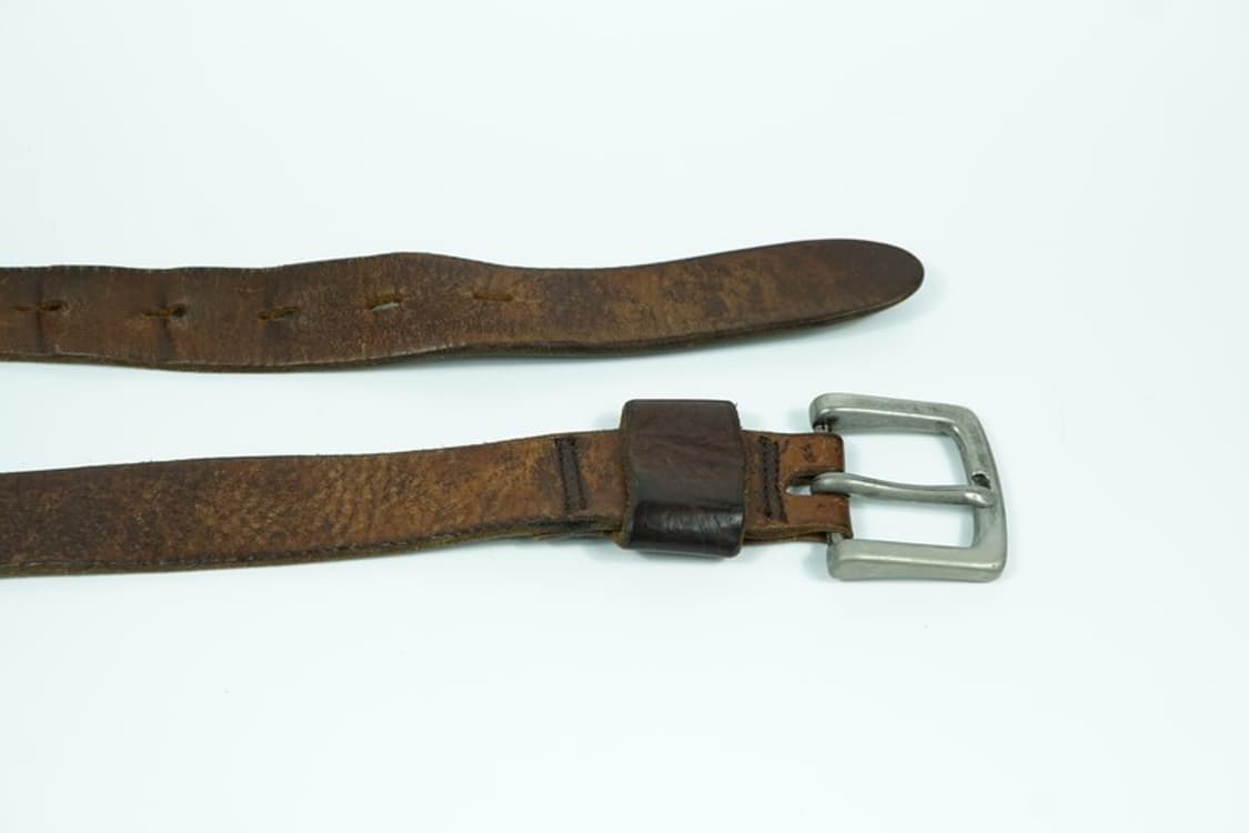 빈티지 Distressed  통가죽 벨트 상품이미지5