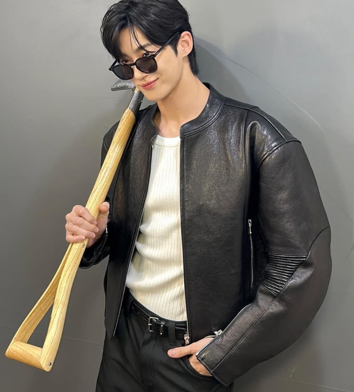 RECTO 24s/s 모터사이클 고트 레더 바이크 자켓 상품이미지9