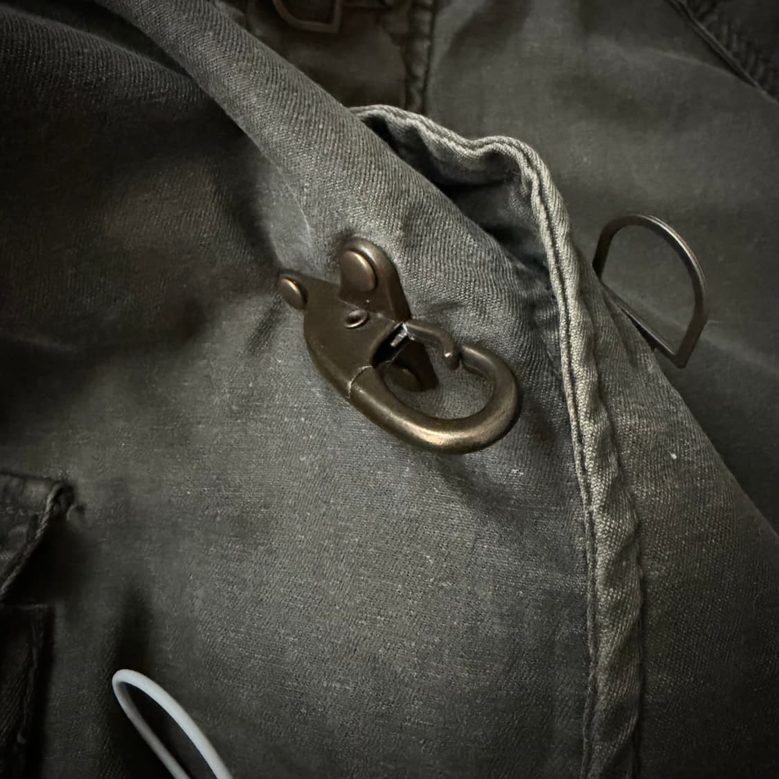 Crazyangel khaki fur jacket 상품이미지6