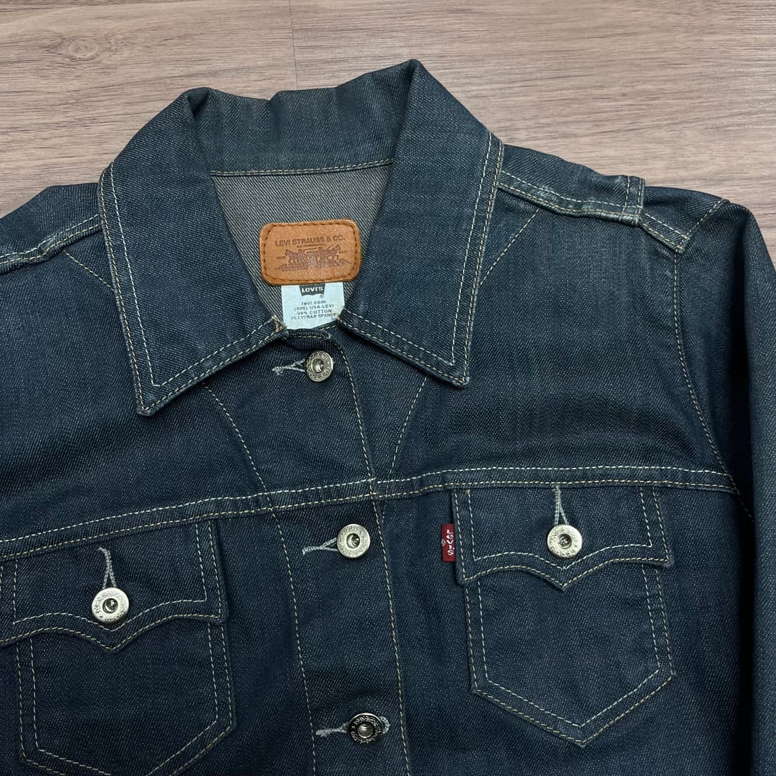W 95 리바이스 인디고 데님 트러커 자켓 상품이미지2