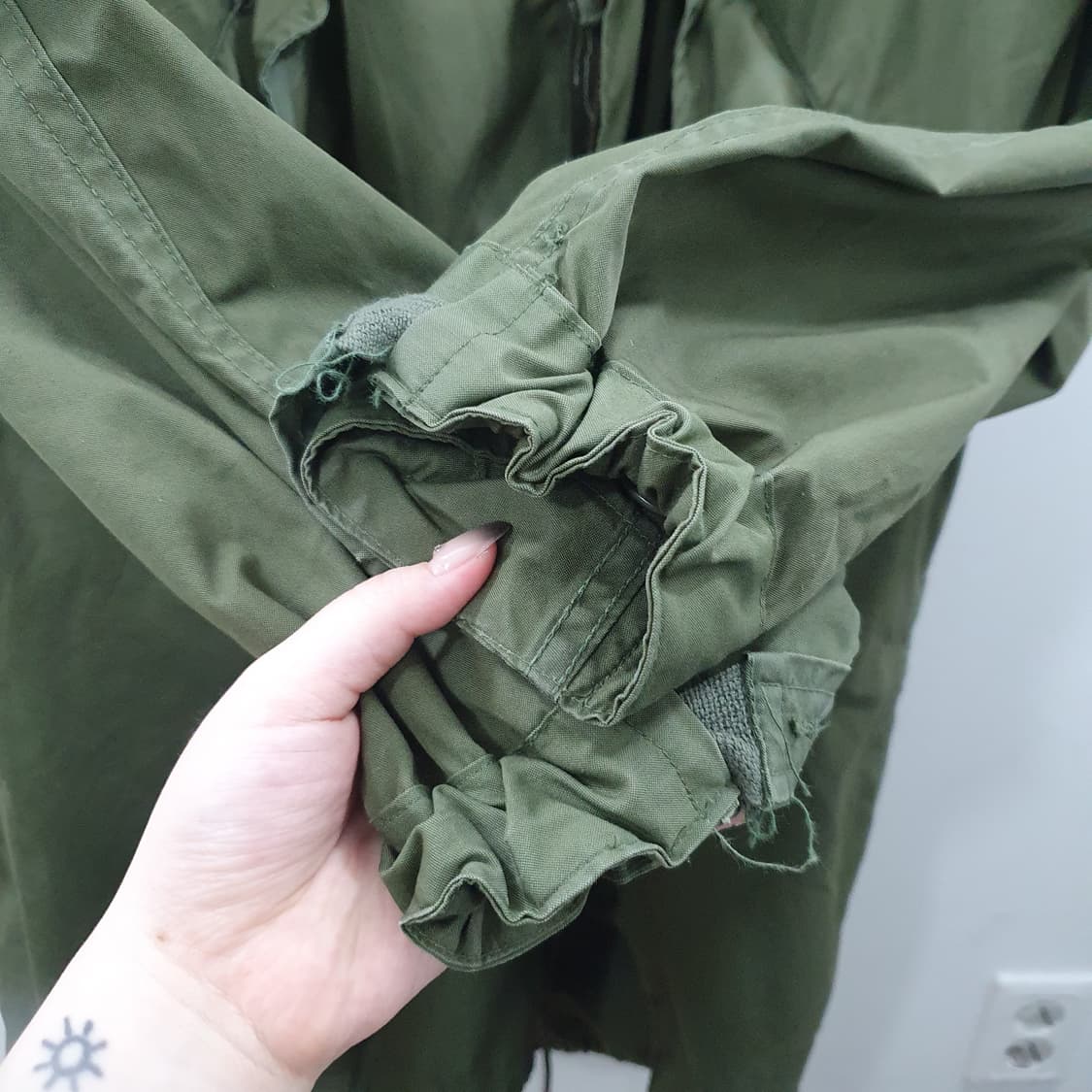 11(추2XL) 미군 남성 M65 피쉬테일og 개파카 오리지널 야상 점퍼 상품이미지5