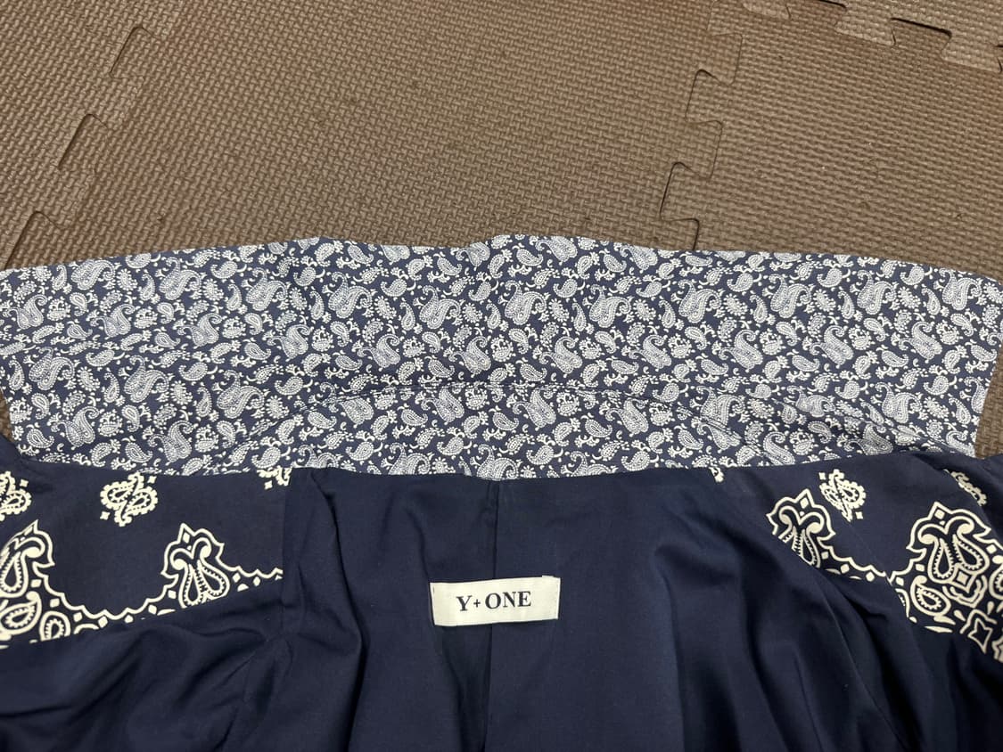 새제품 Y-ONE 반다나 페이즐리 워크자켓 상품이미지7