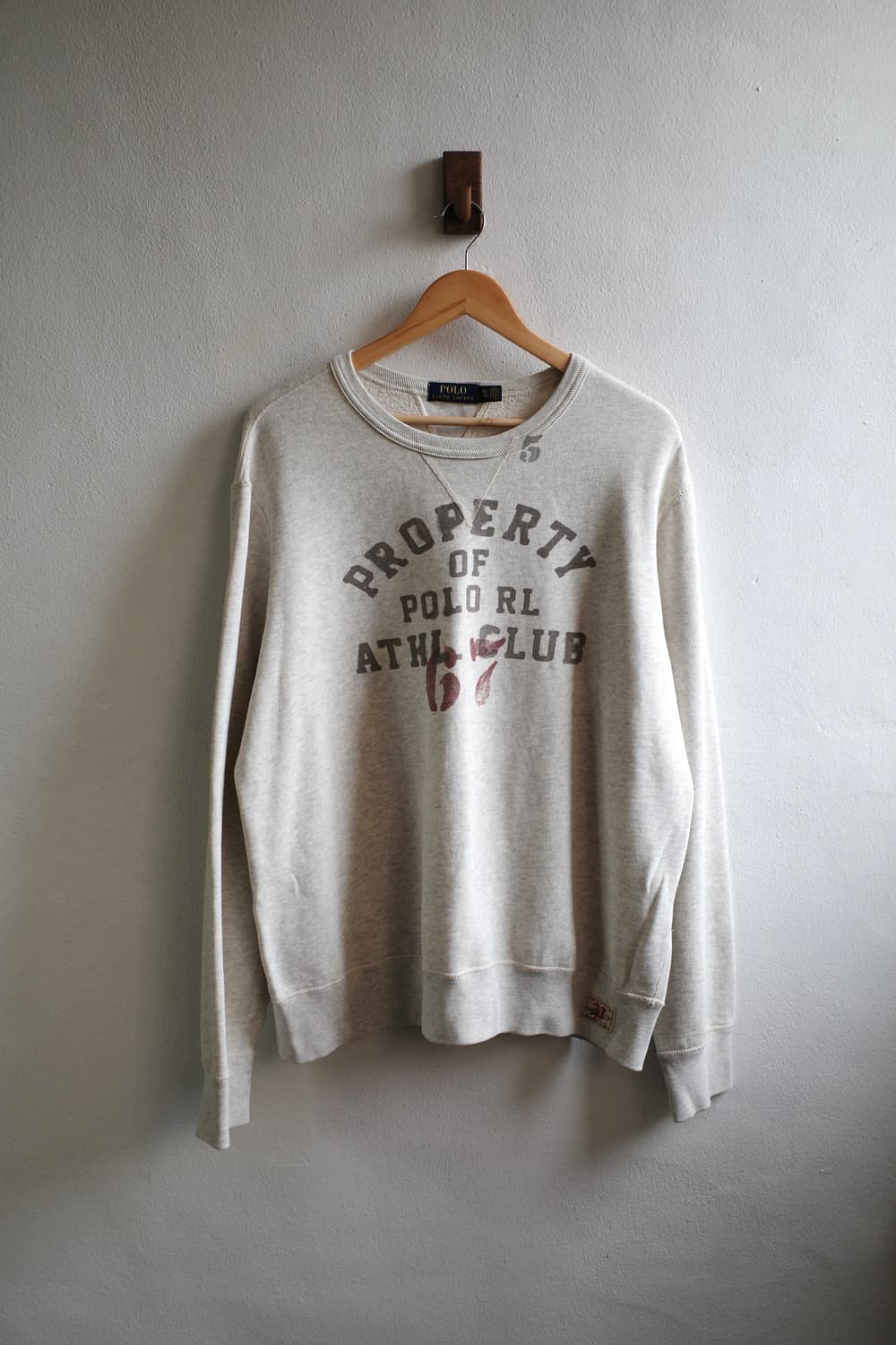 폴로 프린트 스웻셔츠 상품이미지1