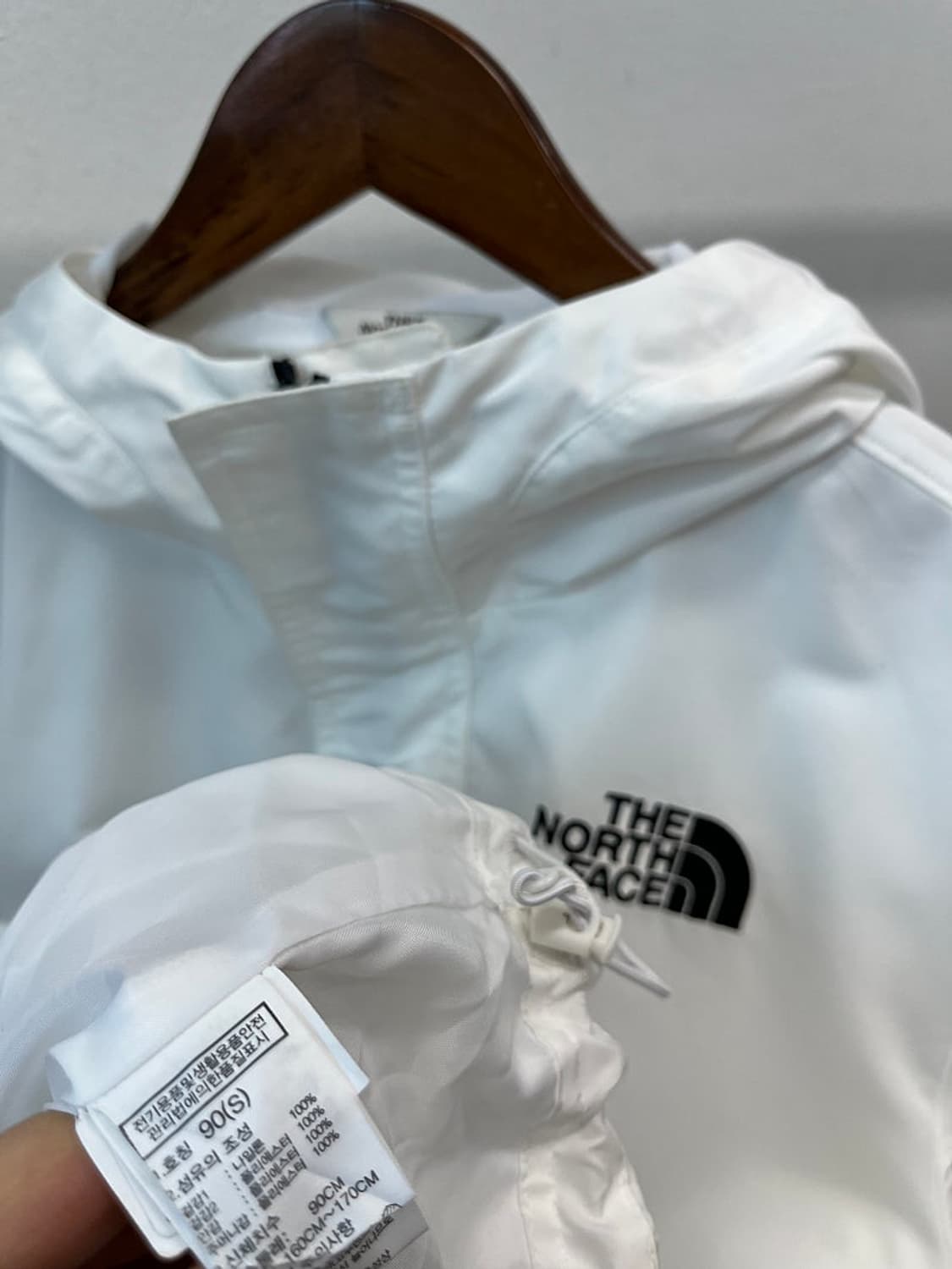 여) 노스페이스 화이트 아노락자켓  상품이미지4