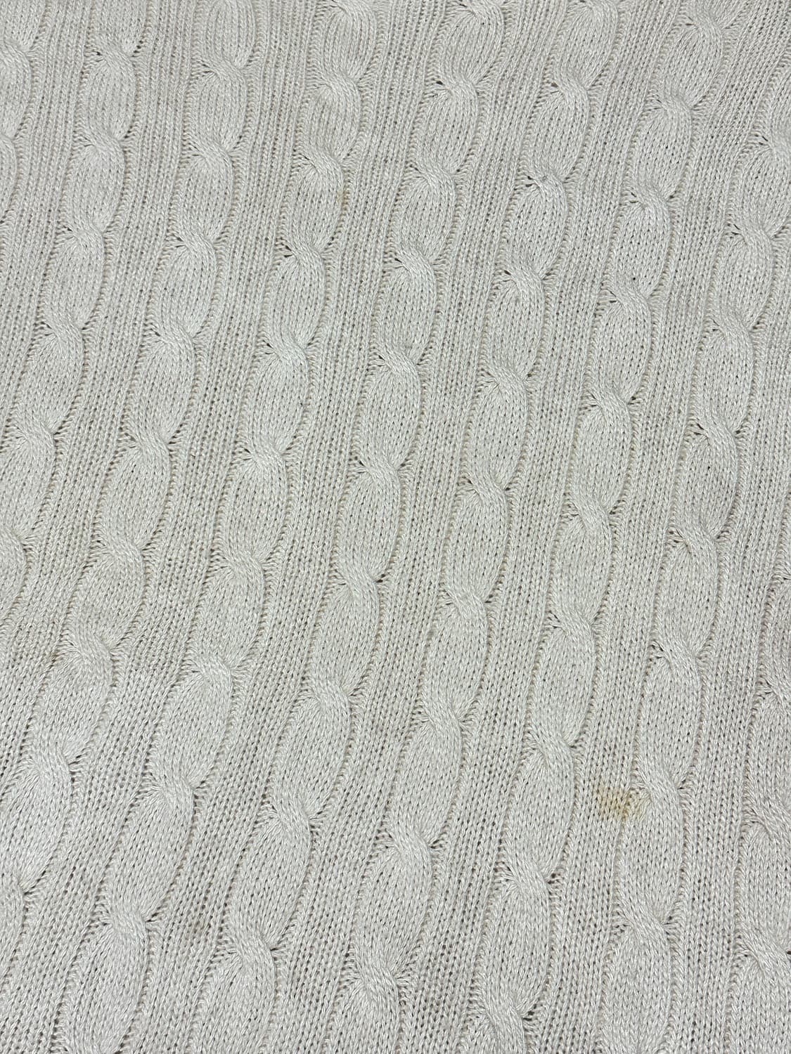 폴로 스포츠 신형 케이블 울 캐시미어 꽈배기 니트 아이보리 상품이미지5