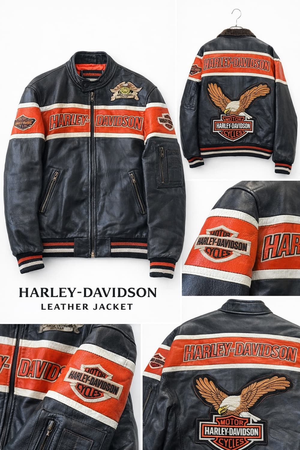 Harley-Davidson Classic Leather Biker  상품이미지1