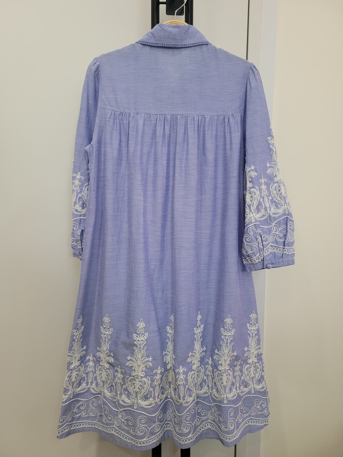 돌리걸 바이 안나수이 레이스 자수 7부 소매 원피스 55사이즈 상품이미지7