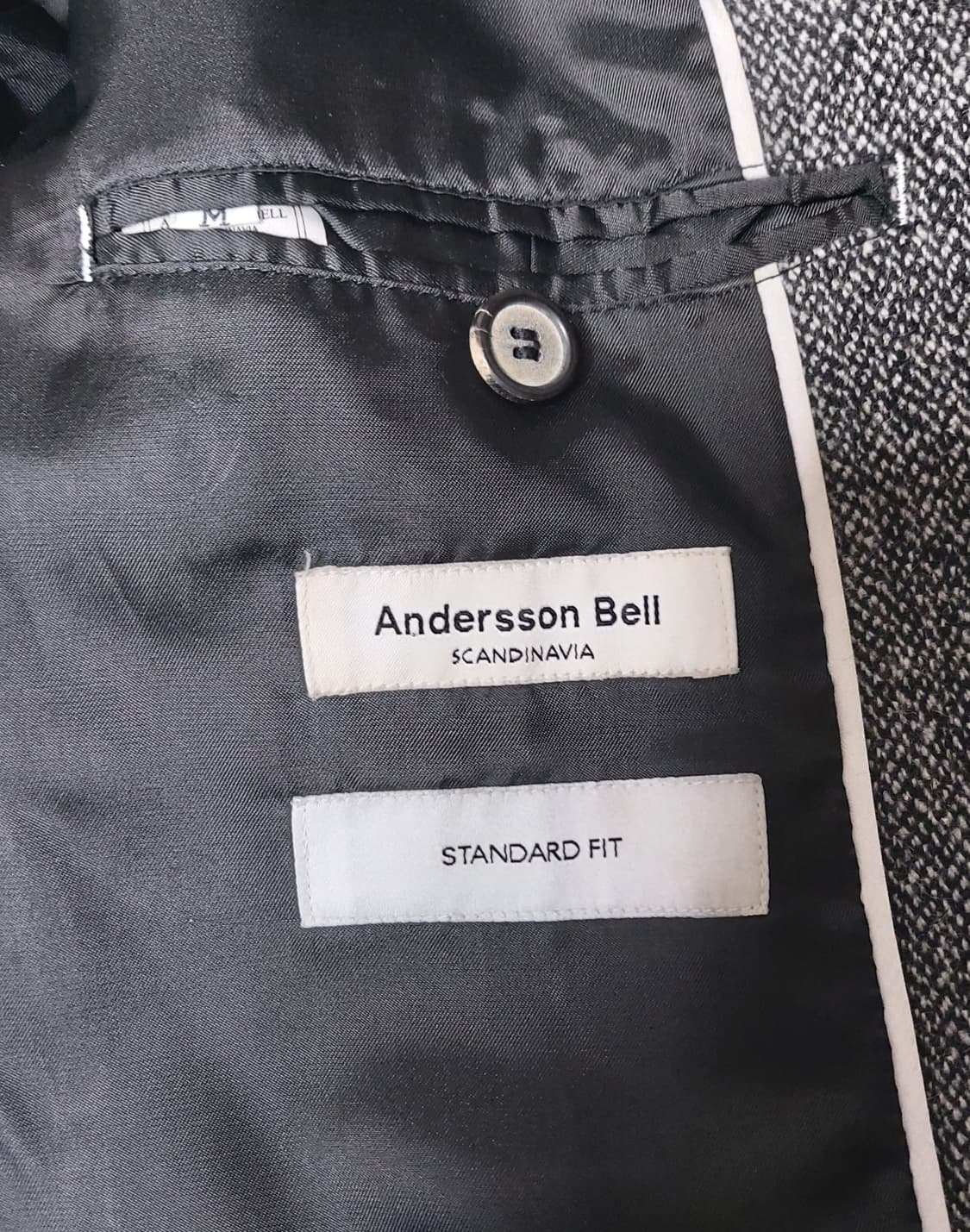 앤더슨벨 AXELSSON 헤링본  남성 울 코트(M) 상품이미지6