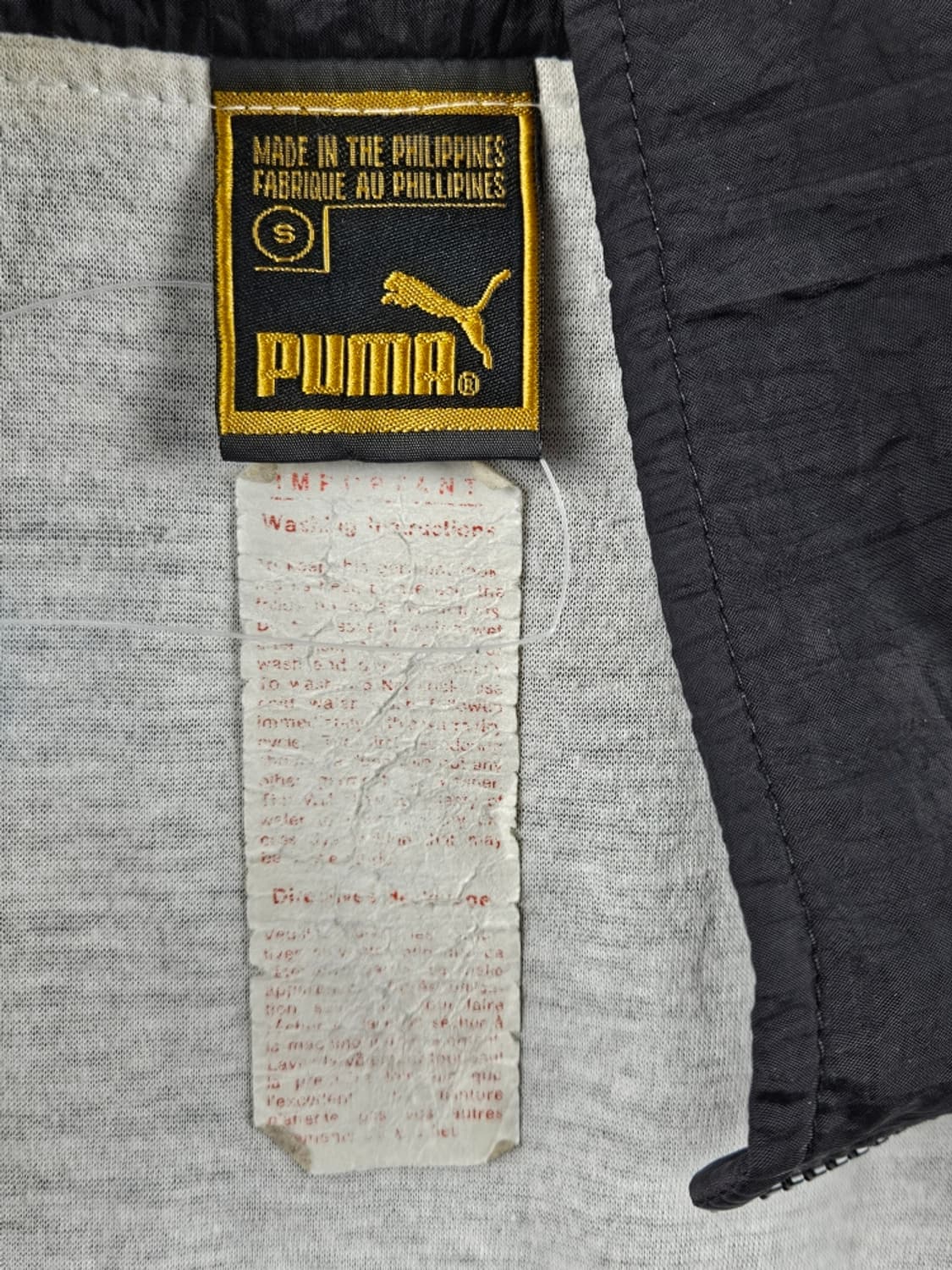 90's 퓨마 올드스쿨 윈드브레이커 바람막이 자켓 ( S )/ 11218 상품이미지8