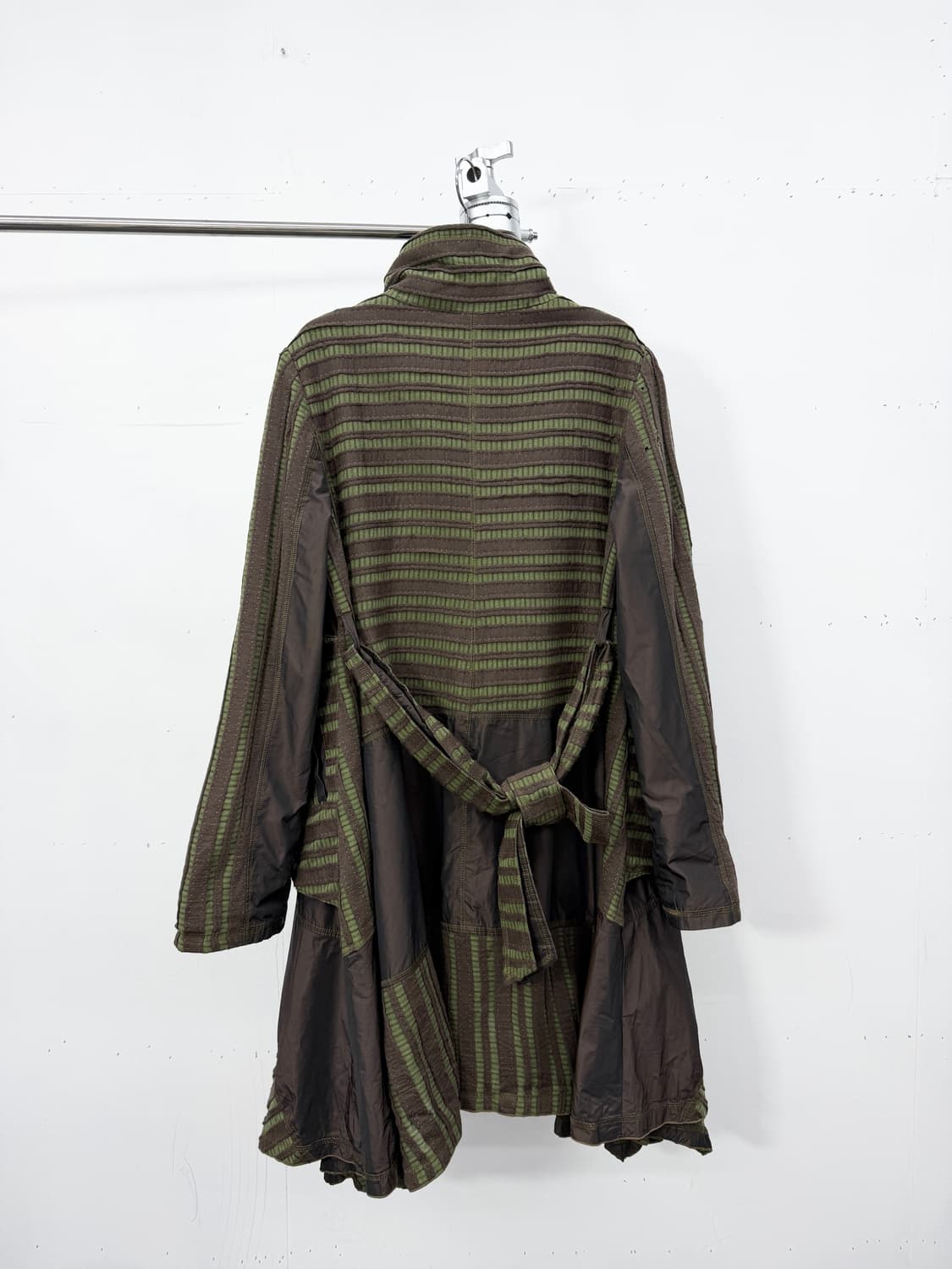 E-Clat Structured Stripe Zip Coat 상품이미지7