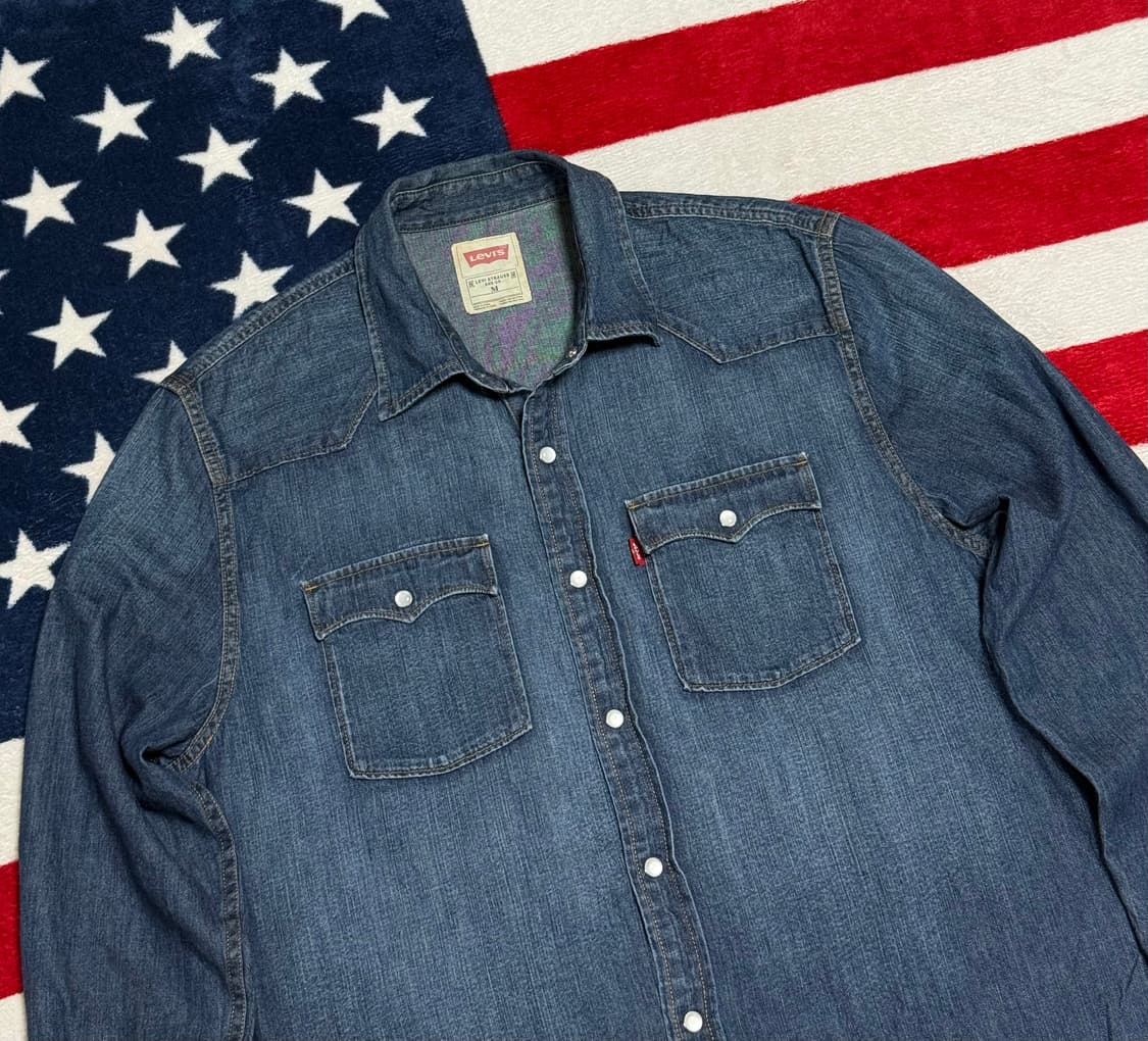 리바이스 웨스턴데님셔츠 Levi‘s Western Denim Shirt 상품이미지4