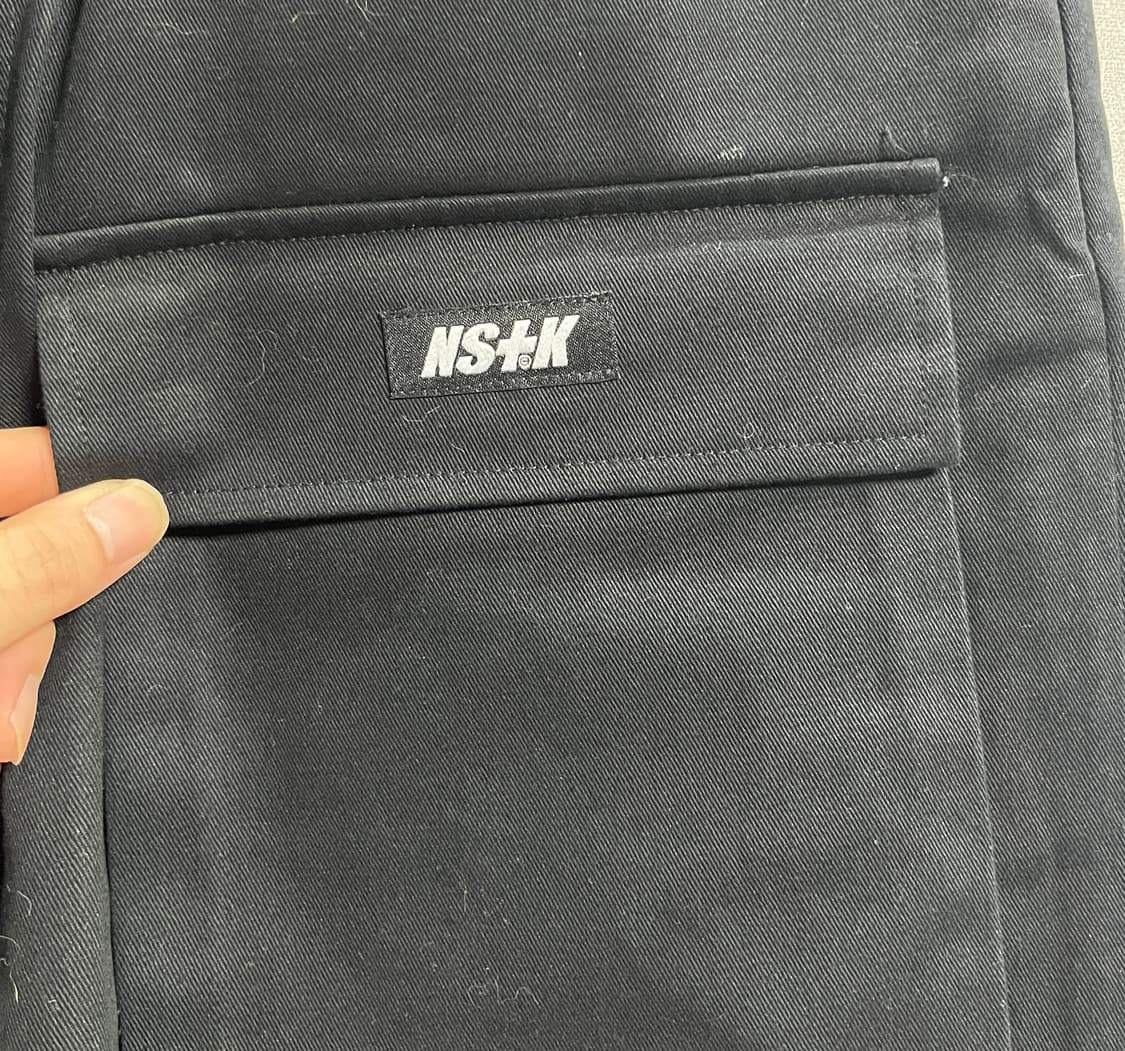공용 네스티킥 NS+K 블랙 카고 와이드팬츠 M 상품이미지5