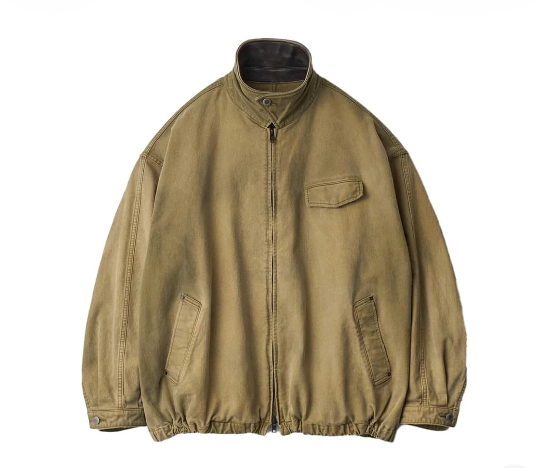 슈타인 / 설퍼 다이드 윕 코드 빈티지 집 자켓 카키 / M 상품이미지2