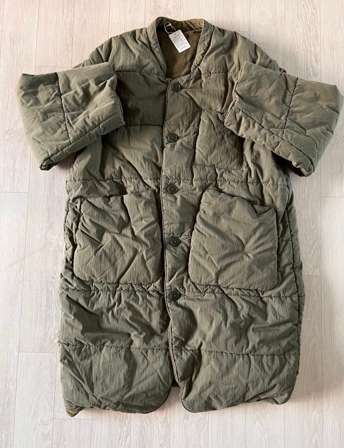 캐피탈 오버사이즈 립스탑 퀼티드 코트 1사이즈 급처 상품이미지1