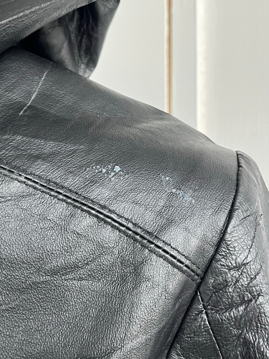 Urban Research 후드 가죽 자켓 상품이미지7