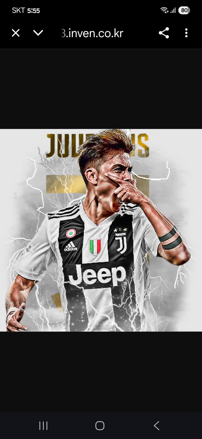 18-19 유벤투스 홈킷 디발라 유니폼 M 상품이미지8