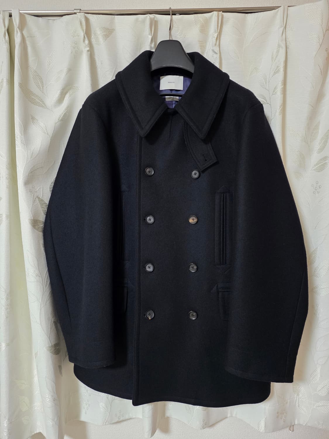 24FW 아워셀브스 서스테인 피코트 블랙 2사이즈 상품이미지1