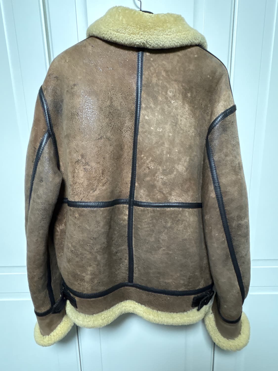 [XL] 90s B-3 시어링 무스탕 봄버 자켓 상품이미지2