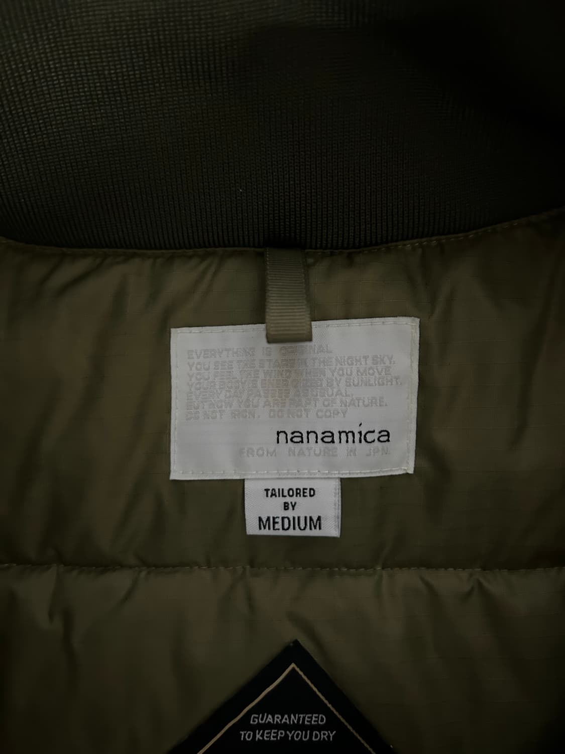 나나미카 고어텍스 숏 다운 자켓 M 상품이미지2