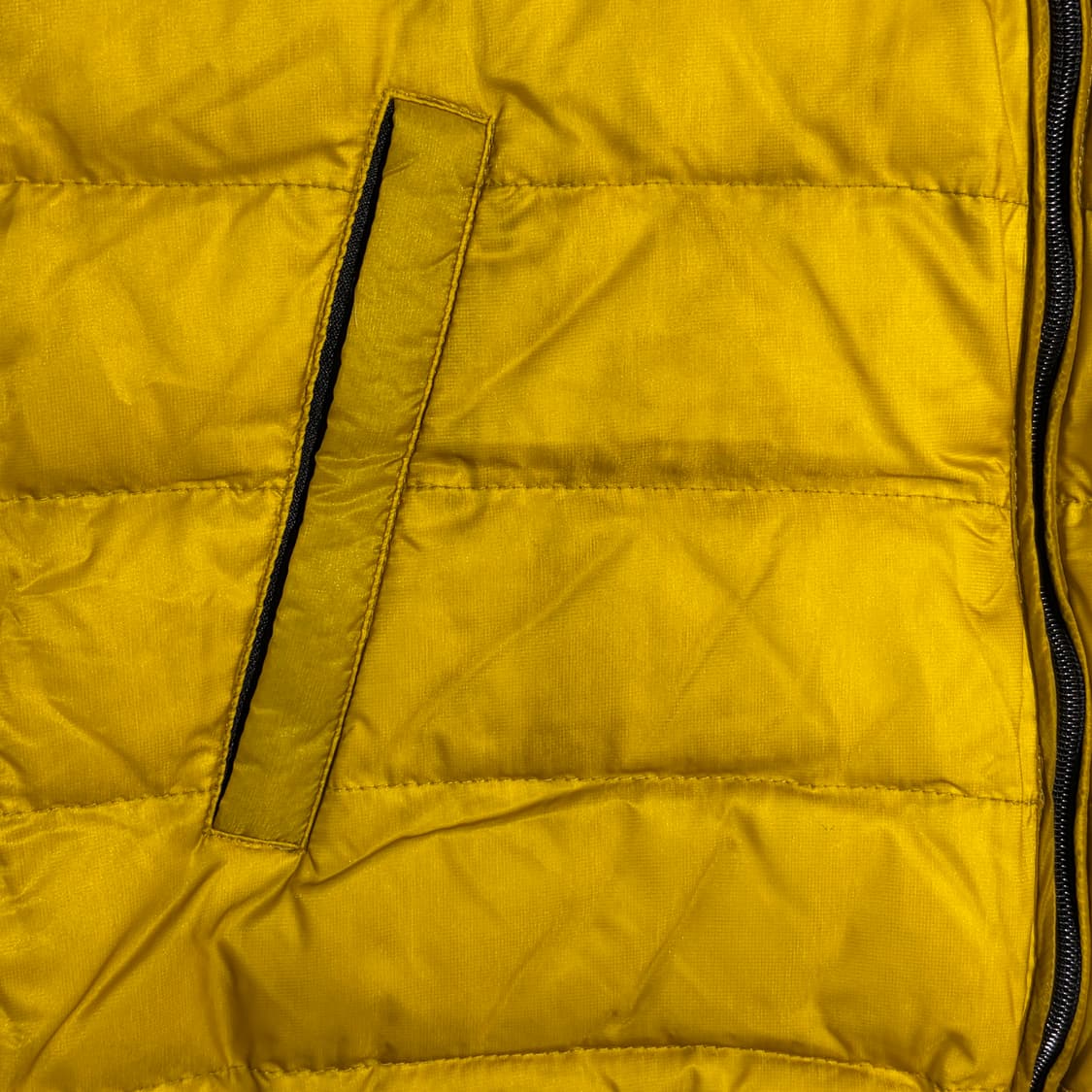 씨피컴퍼니 빈티지 옐로우 패딩 자켓 상품이미지2