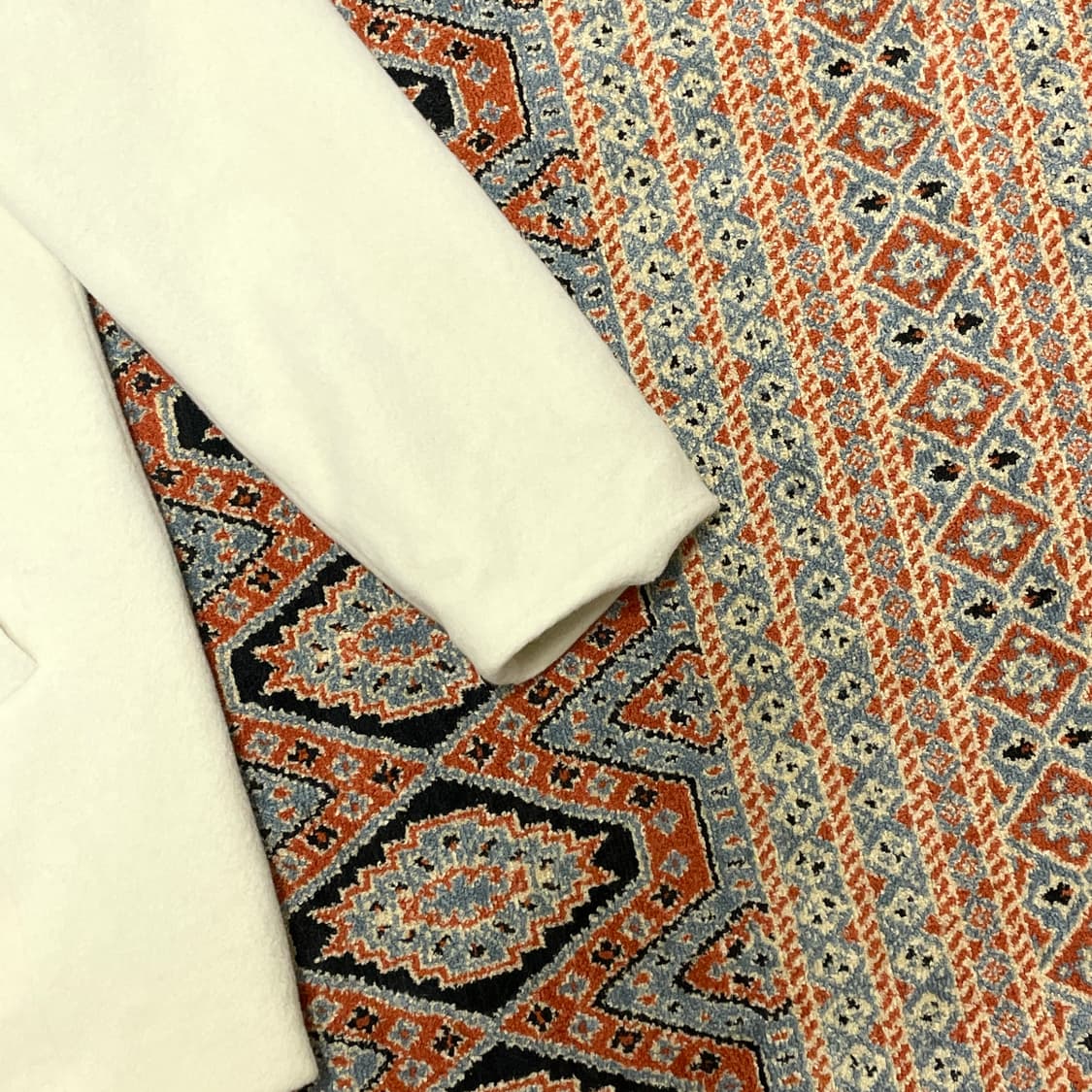 빈폴 아이보리 울 하프코트 여성90 상품이미지3