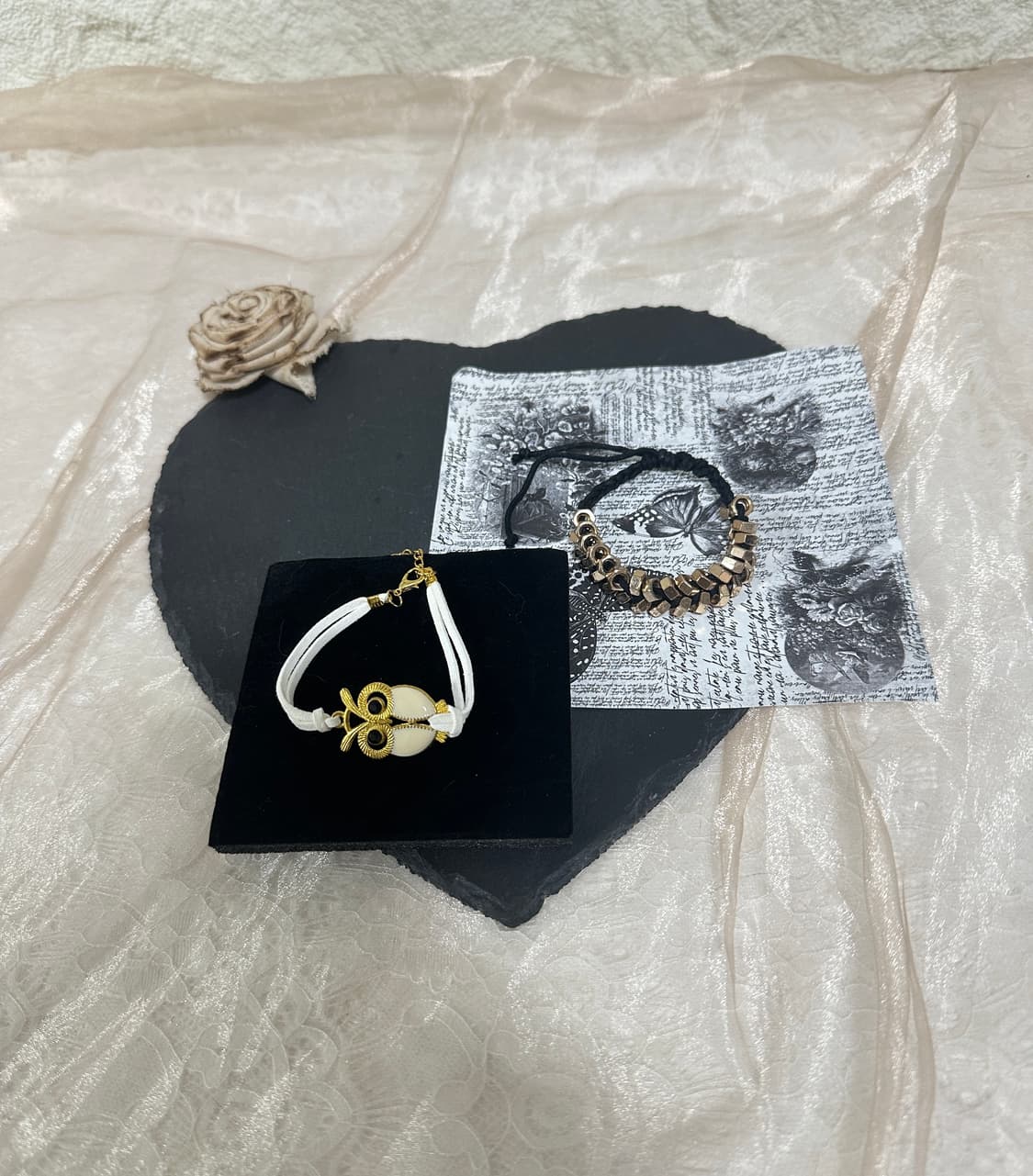 빈티지 에나멜 부엉이 팔찌 세트 상품이미지1