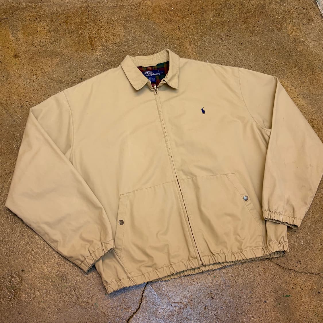 90s 미국 빈티지 폴로랄프로렌 스윙자켓 스윙탑 헤링본자켓 상품이미지2