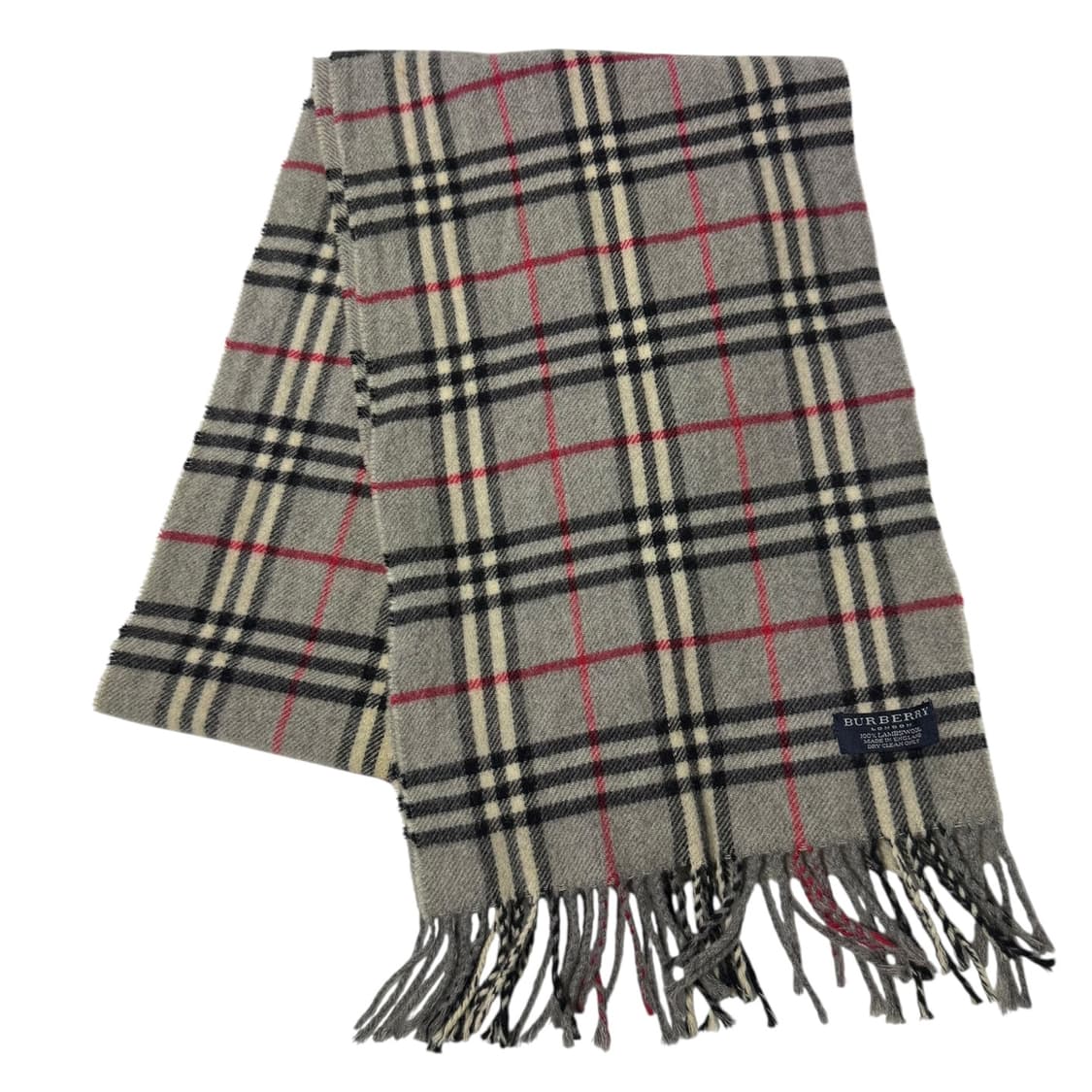 정품 버버리 노바체크 그레이 머플러 상품이미지2