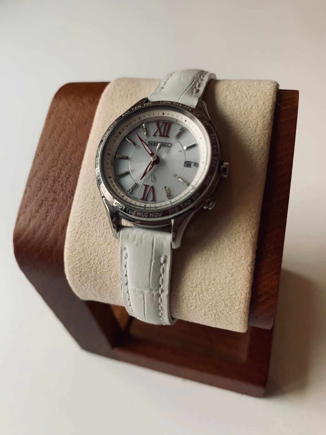 세이코 Seiko Lukia 밤비 가죽벨트 시계 상품이미지1