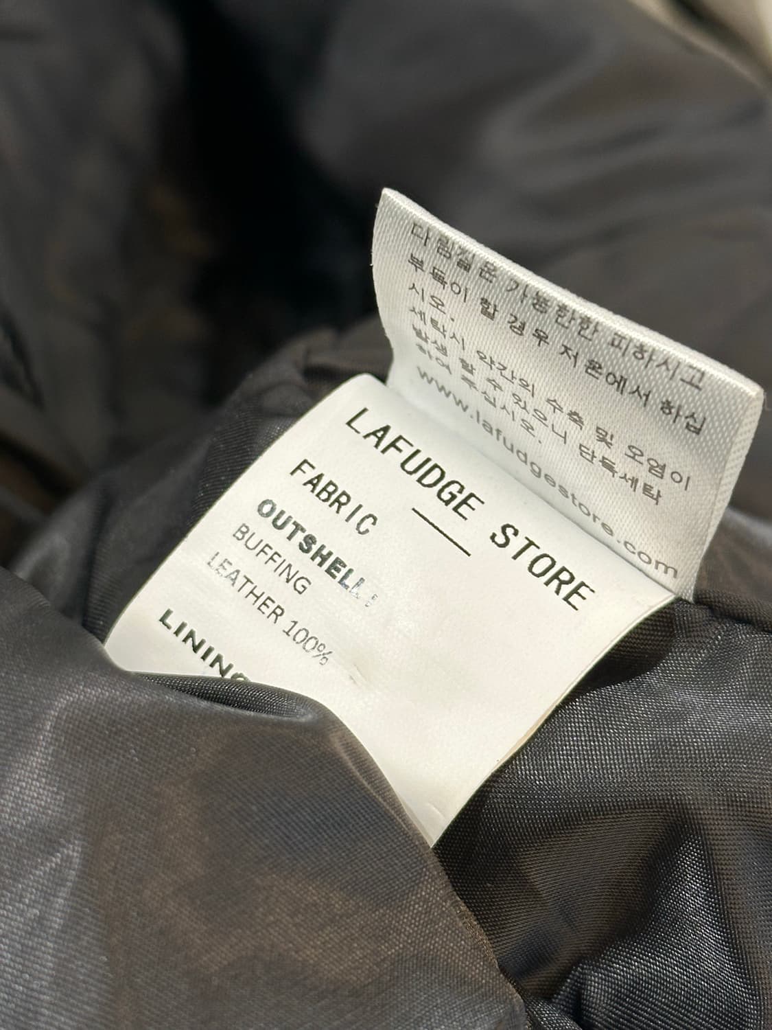 Lafudge store leather jacket 상품이미지6