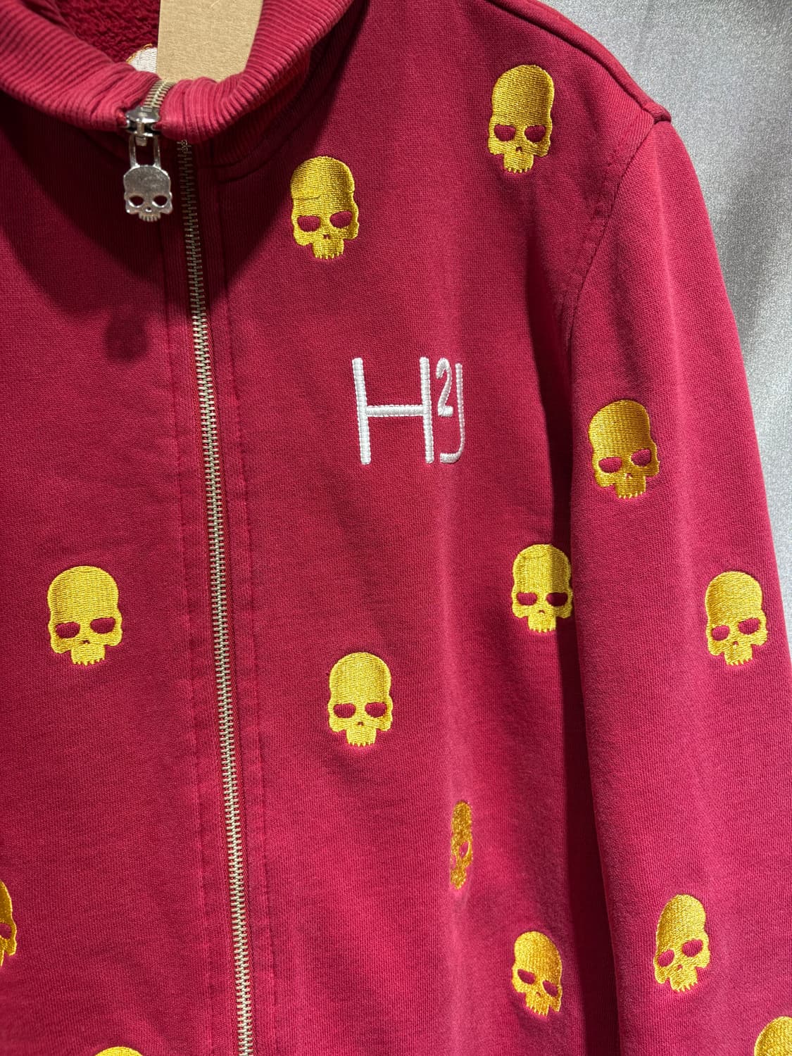 S HYDRGEN 레드 스컬 자켓 상품이미지5